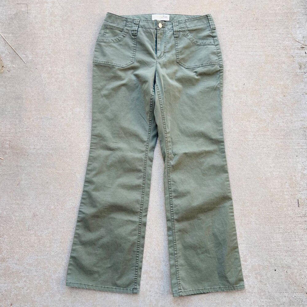 Y2K LondonJean Olive Green Chino Pants
